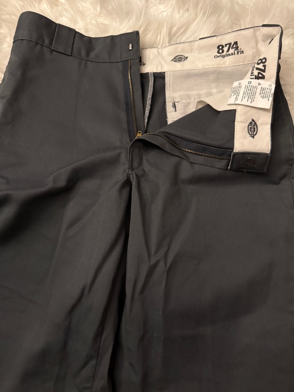 Dickies 874 Original Fit Work Pants in Charcoal Black